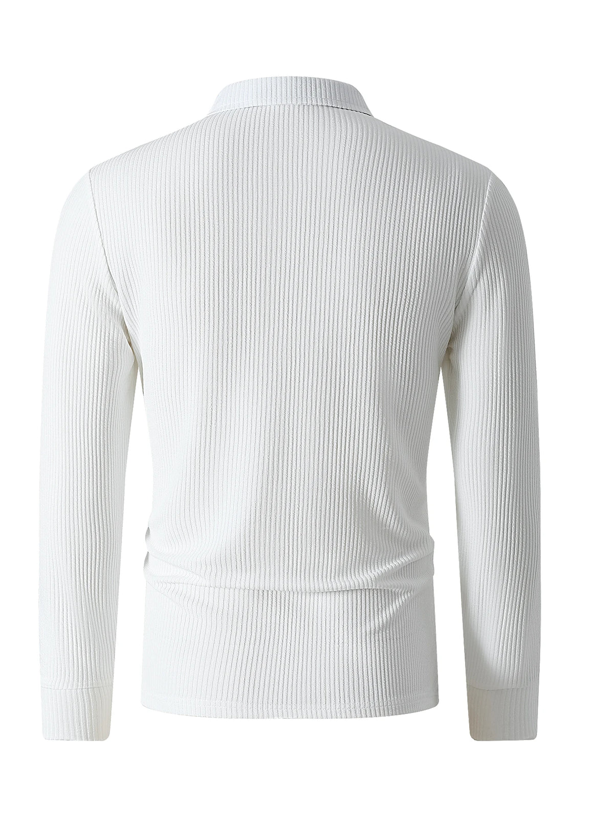 Mayfair Men's Ribbed Long-Sleeve Polo