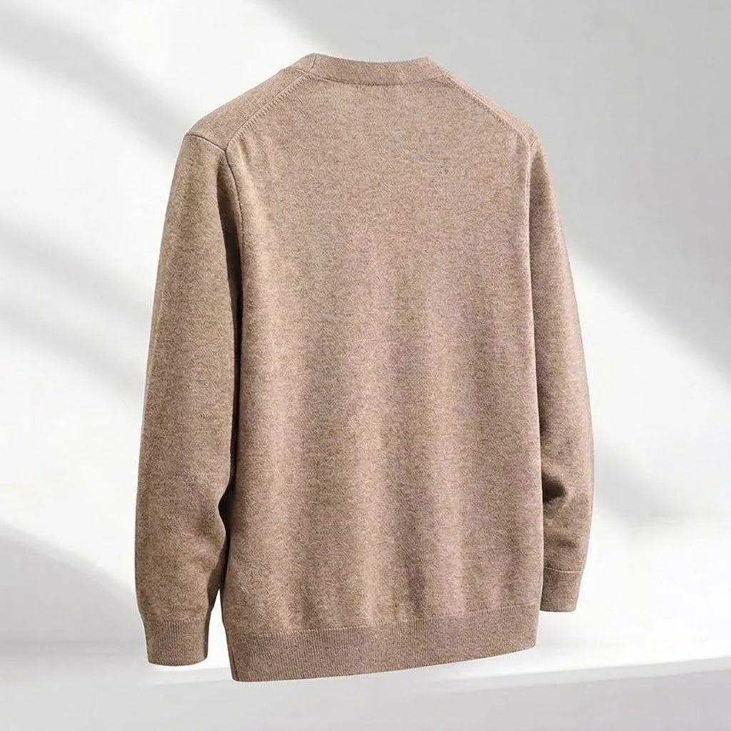Henry Men's V-Neck Knit Cardigan