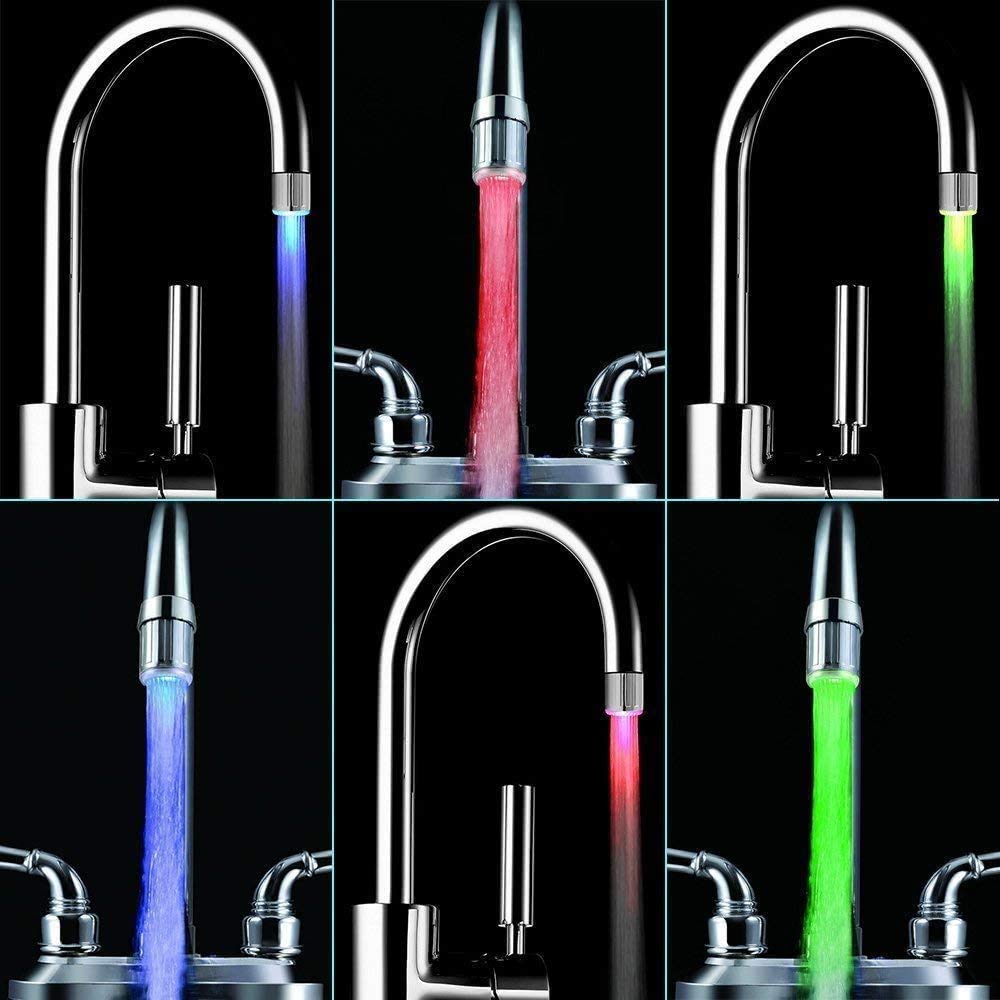 Multicolor LED Faucet Light - Automatic Water Glow