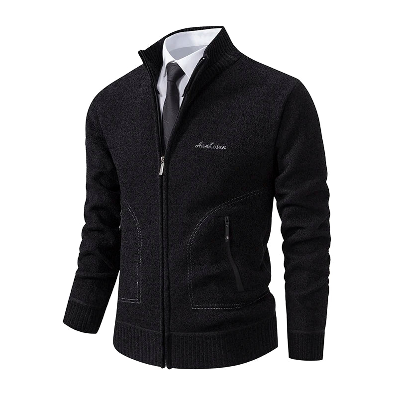 Belgrave Men's Premium Knitted Zip Cardigan