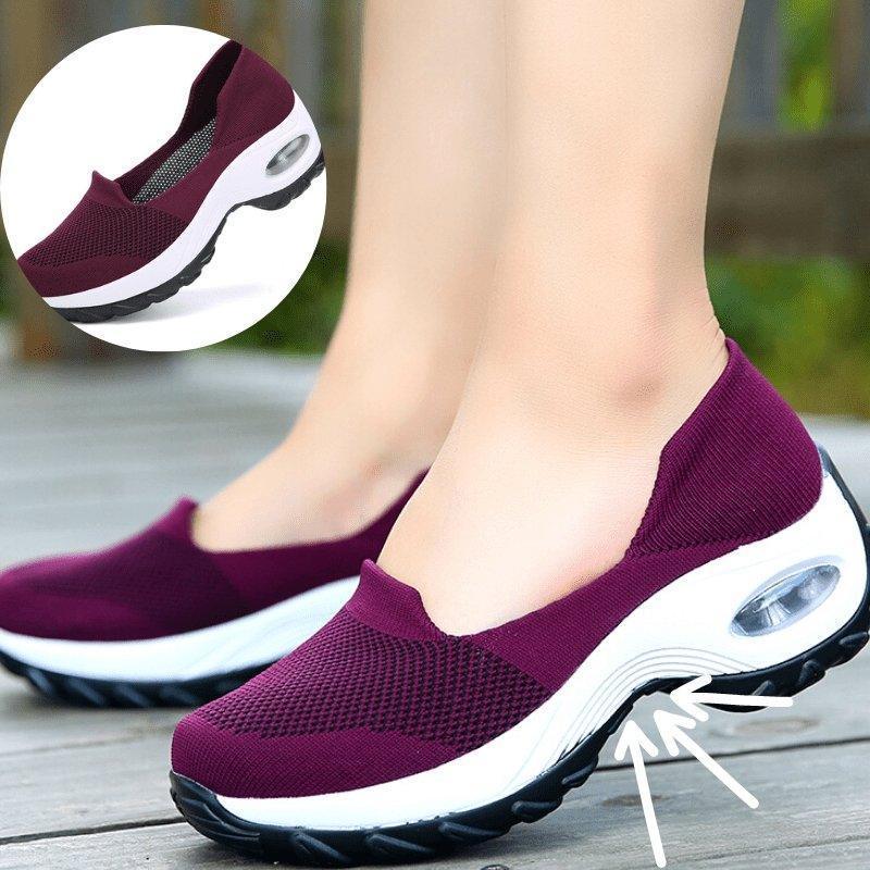 Stridea Women's Air Cushion Walking Shoes - Arch Support