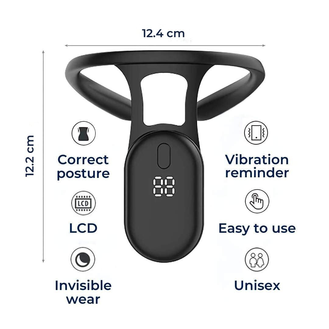 PosturePlus Neck and Back Posture Corrector - Vibration Feedback