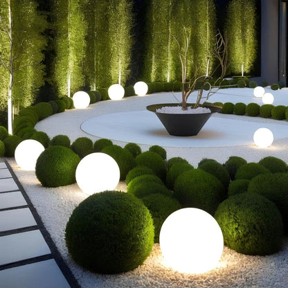Spherical Garden Light – 16-Color RGB, Weatherproof, Remote