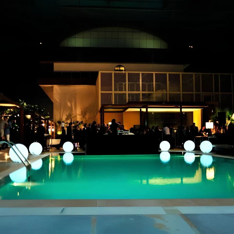 Spherical Garden Light – 16-Color RGB, Weatherproof, Remote