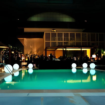 Spherical Garden Light – 16-Color RGB, Weatherproof, Remote