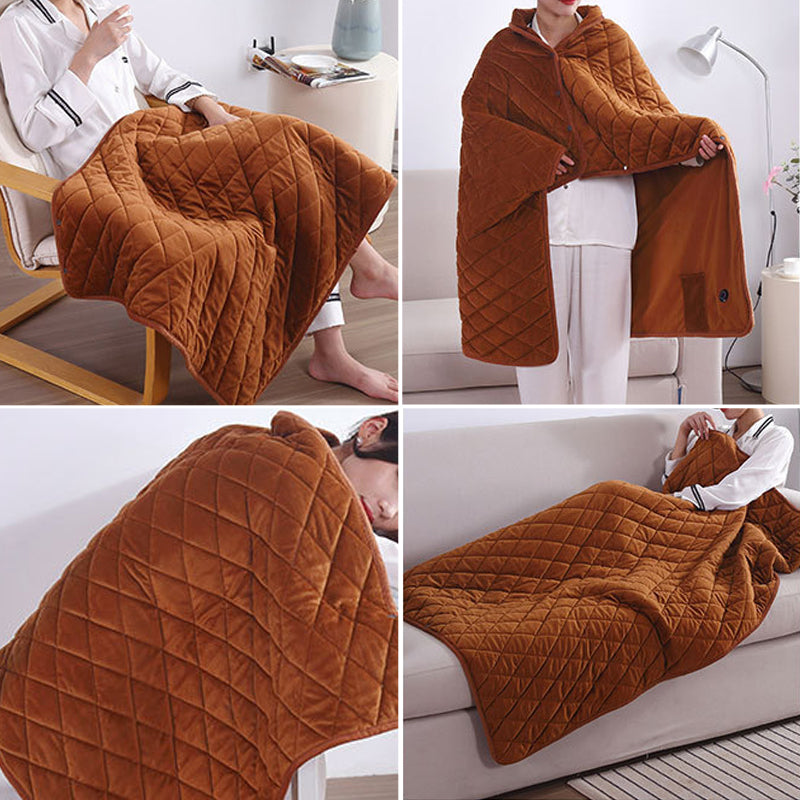 QuickWarm Heated Blanket with USB
