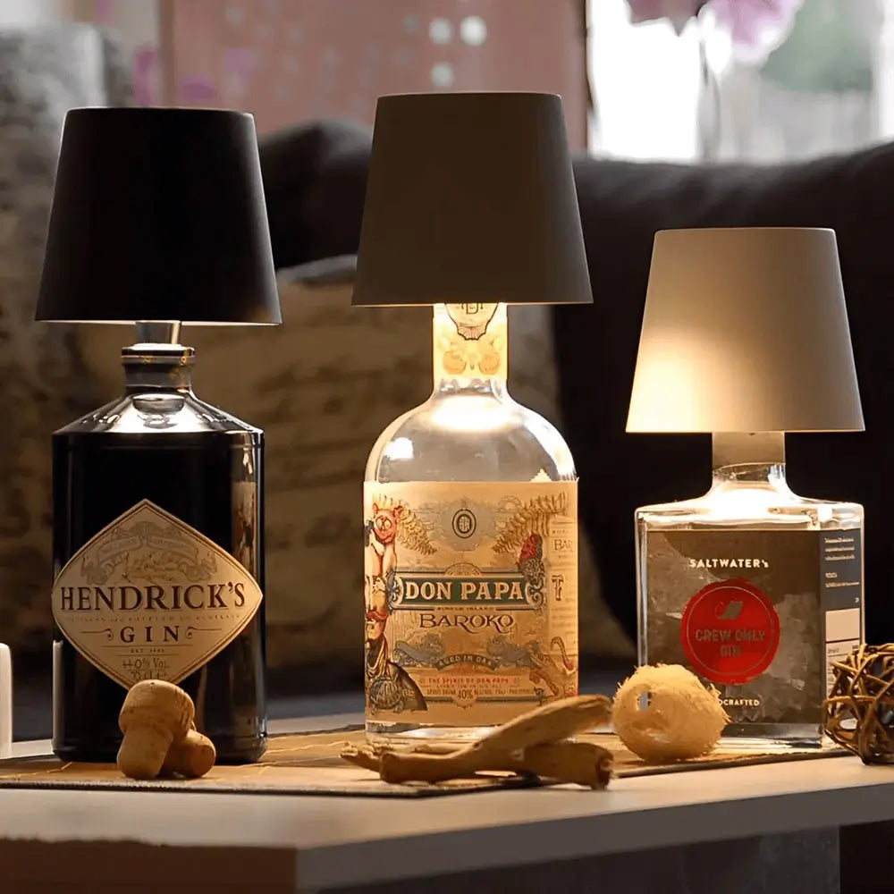 BottleGlow Bottle Lamp - Rechargeable LED Cap for Glass Bottles