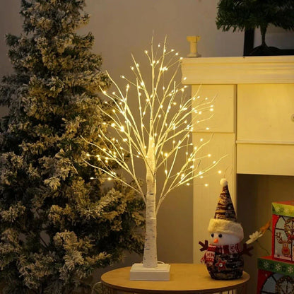 Nordic Birch Tree Light Lamp - LED Bonsai, Warm White