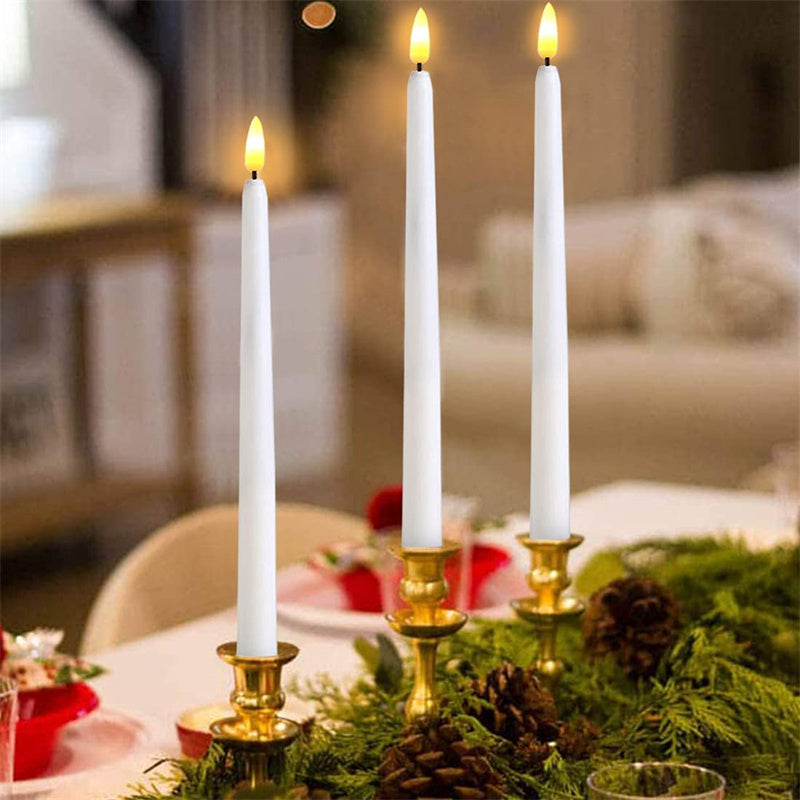 Flameless Chandelier Taper LED Candles - LED, Remote & Timer