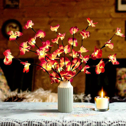 Lighted Flower Branches - LED Twig Lights, Warm White