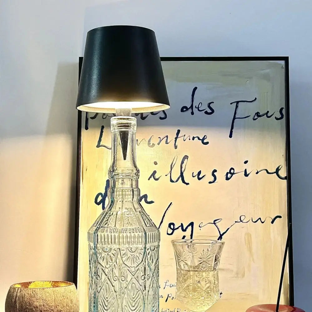 BottleGlow Bottle Lamp - Rechargeable LED Cap for Glass Bottles