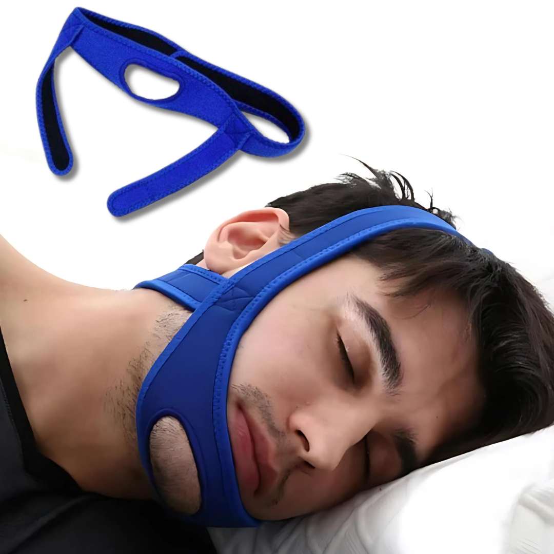 SilentRest Premium Full Head Chin Strap for Snoring Support