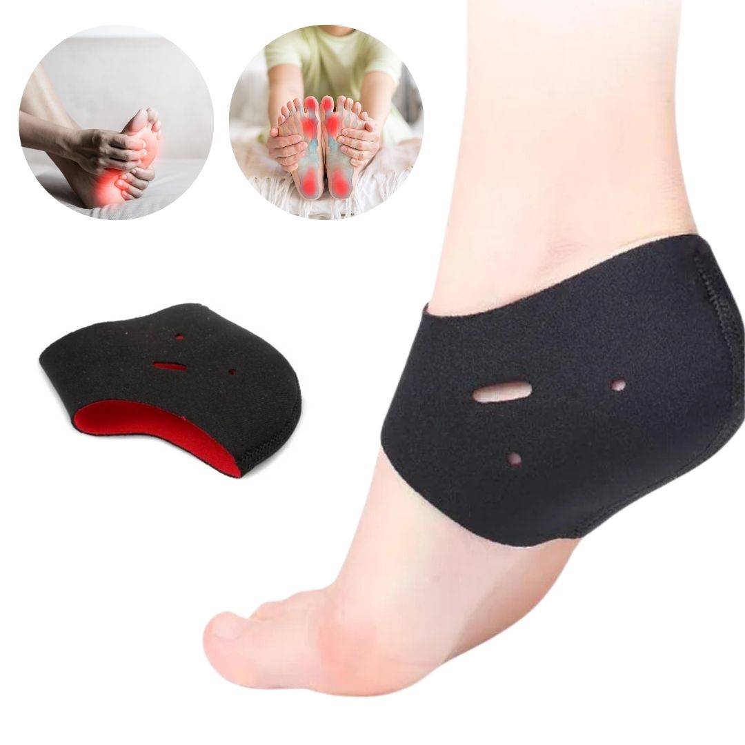 SootheSteps Heel Socks - Cushioned Support for Dry Cracked Heels