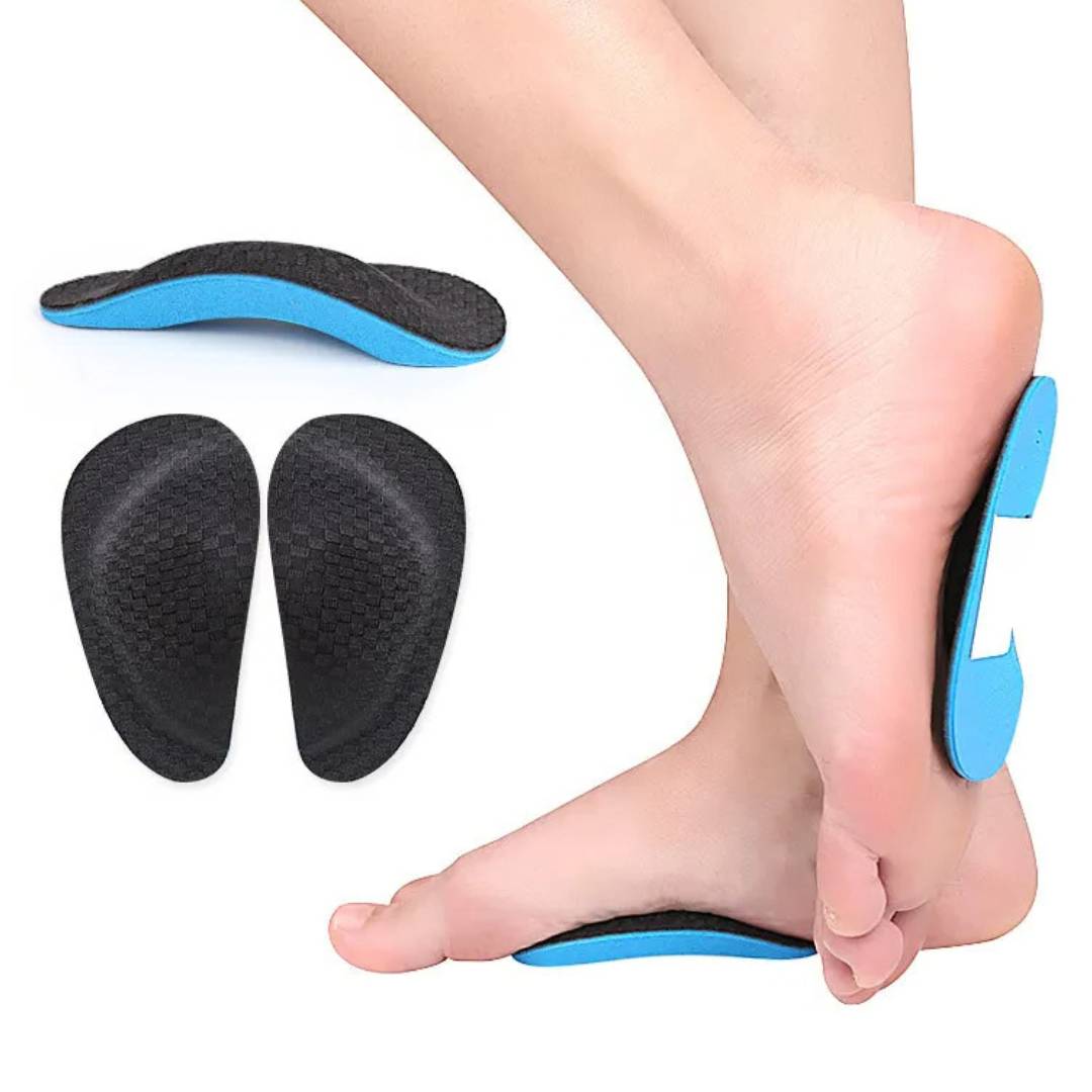 SoleEase High Arch Support Shoe Inserts - Soft Foam Cushioning