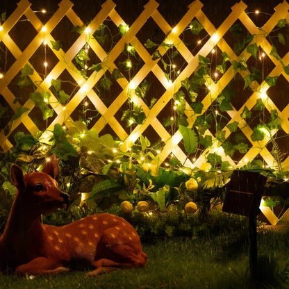 Garland Vine String Lights - Leaf Vine LED, Warm White
