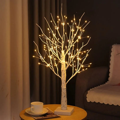 Nordic Birch Tree Light Lamp - LED Bonsai, Warm White
