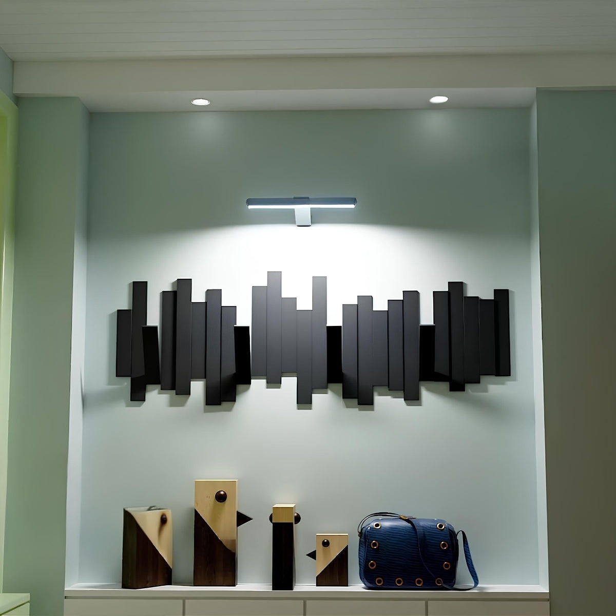 Cordless Wall Art Light - Dimmable LED, Remote