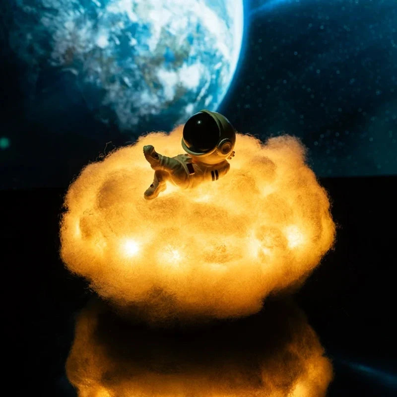 Astronaut Cloud Night Light - Soft Ambient Light
