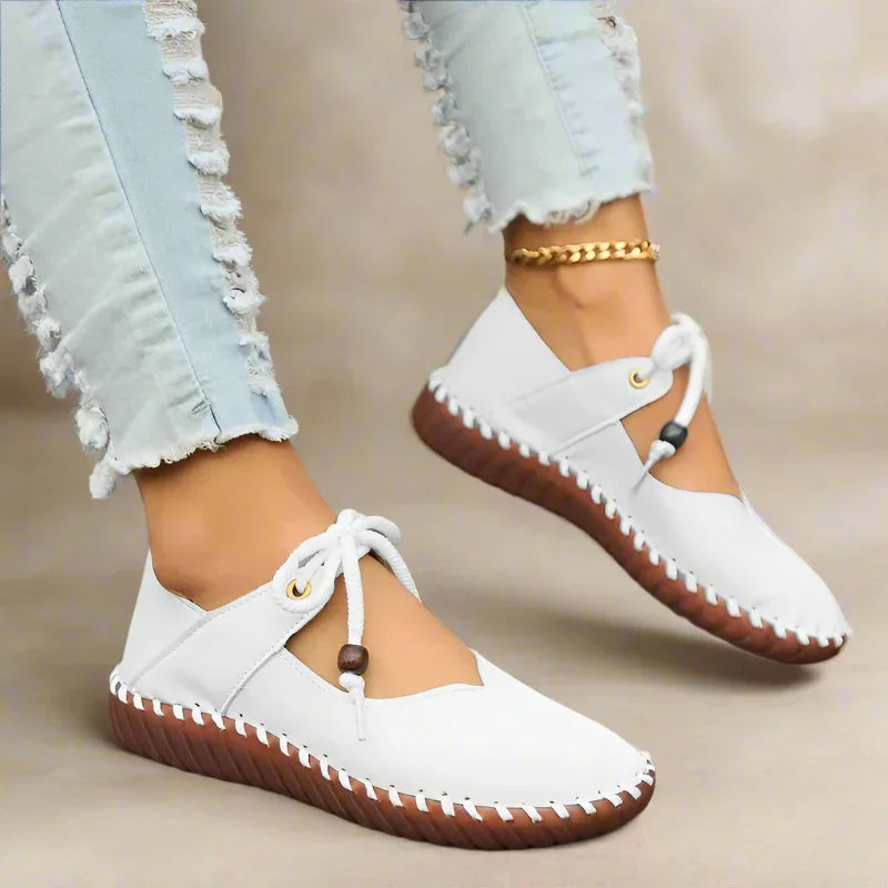 Celeste Bunion Dressy Flats - Wide, Lace-Up