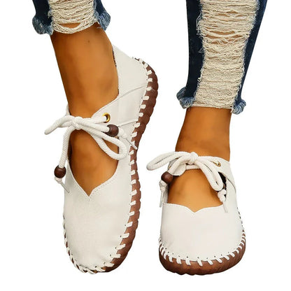 Celeste Bunion Dressy Flats - Wide, Lace-Up