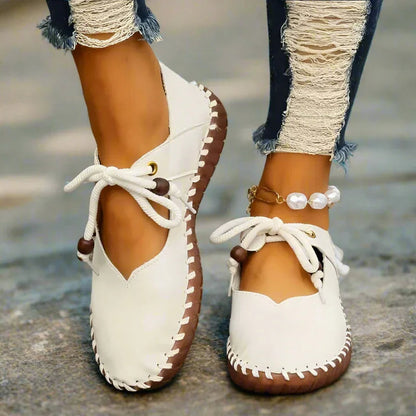 Celeste Bunion Dressy Flats - Wide, Lace-Up