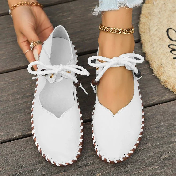 Celeste Bunion Dressy Flats - Wide, Lace-Up