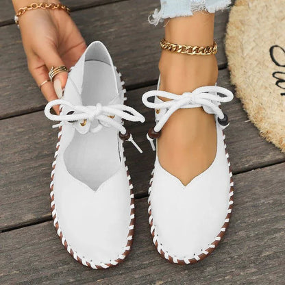 Celeste Bunion Dressy Flats - Wide, Lace-Up