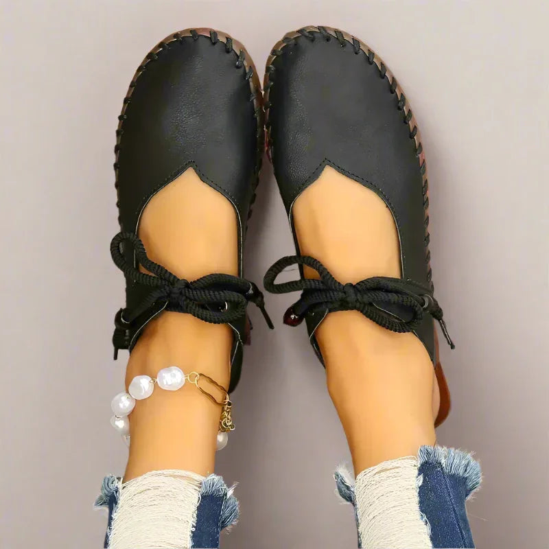 Celeste Bunion Dressy Flats - Wide, Lace-Up