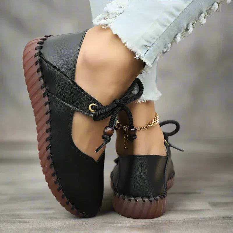 Celeste Bunion Dressy Flats - Wide, Lace-Up