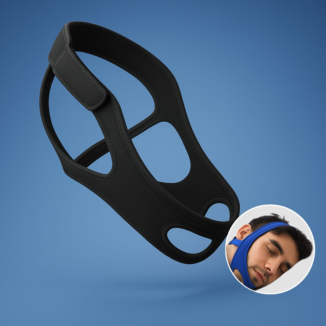 SilentRest Premium Full Head Chin Strap for Snoring Support