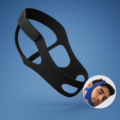 SilentRest Premium Full Head Chin Strap for Snoring Support