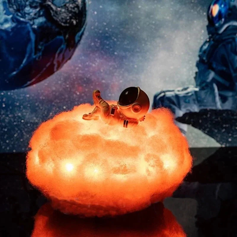 Astronaut Cloud Night Light - Soft Ambient Light