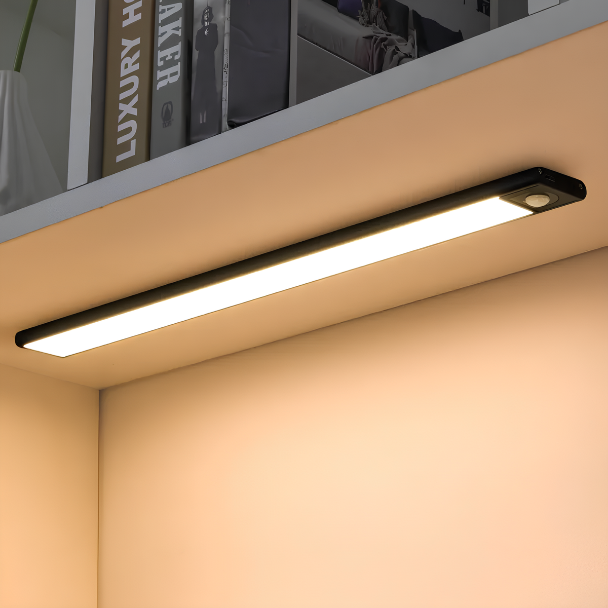 EasyStick Motion Sensor Light Bar - Rechargeable LED, Magnetic Mount