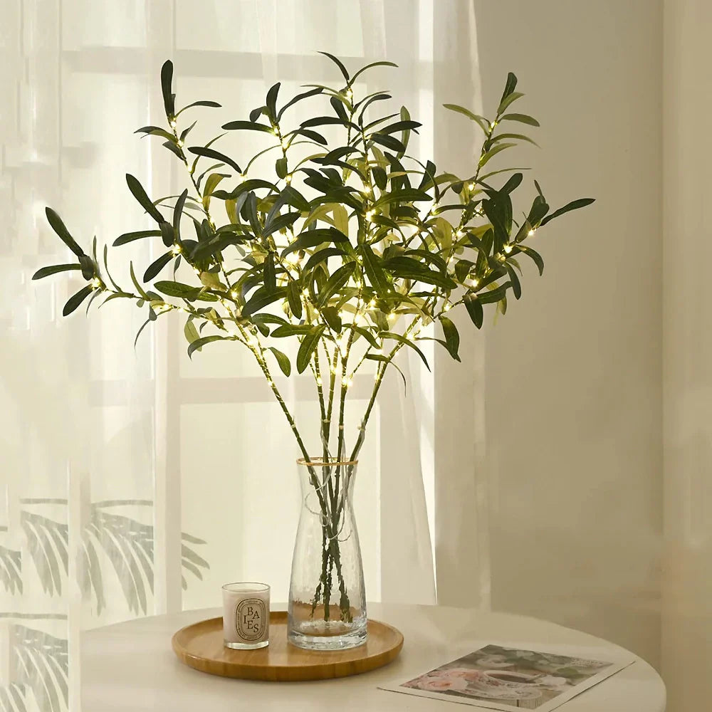 Lighted Flower Branches - LED Twig Lights, Warm White