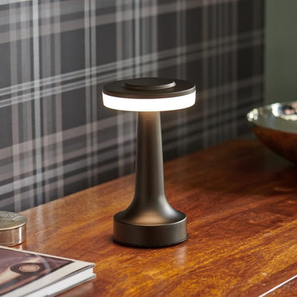 Retro Bar Table Lamp - Rechargeable LED, Touch Dimming