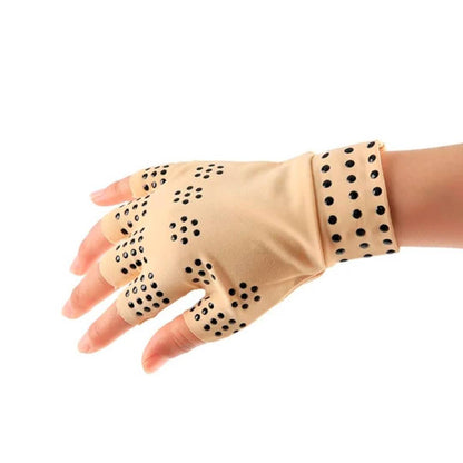 ThermaFlex Arthritis Compression Gloves - Fingerless, Lightweight Support