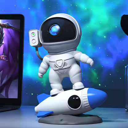 Astronaut Projection Galaxy Light - 13 HD Space Films