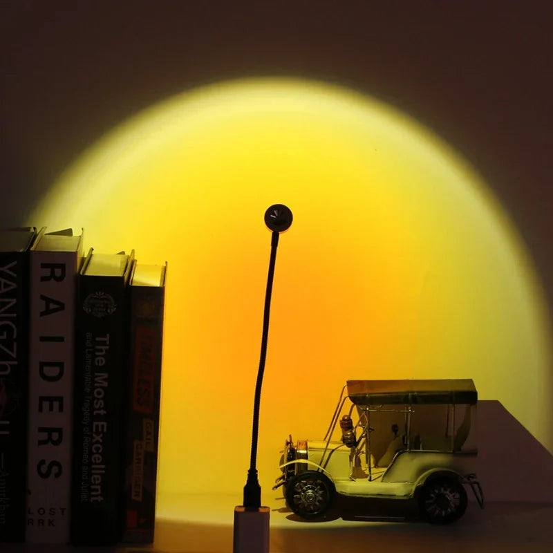 Sunset Projector - RGB Gradient Lamp, Adjustable Head