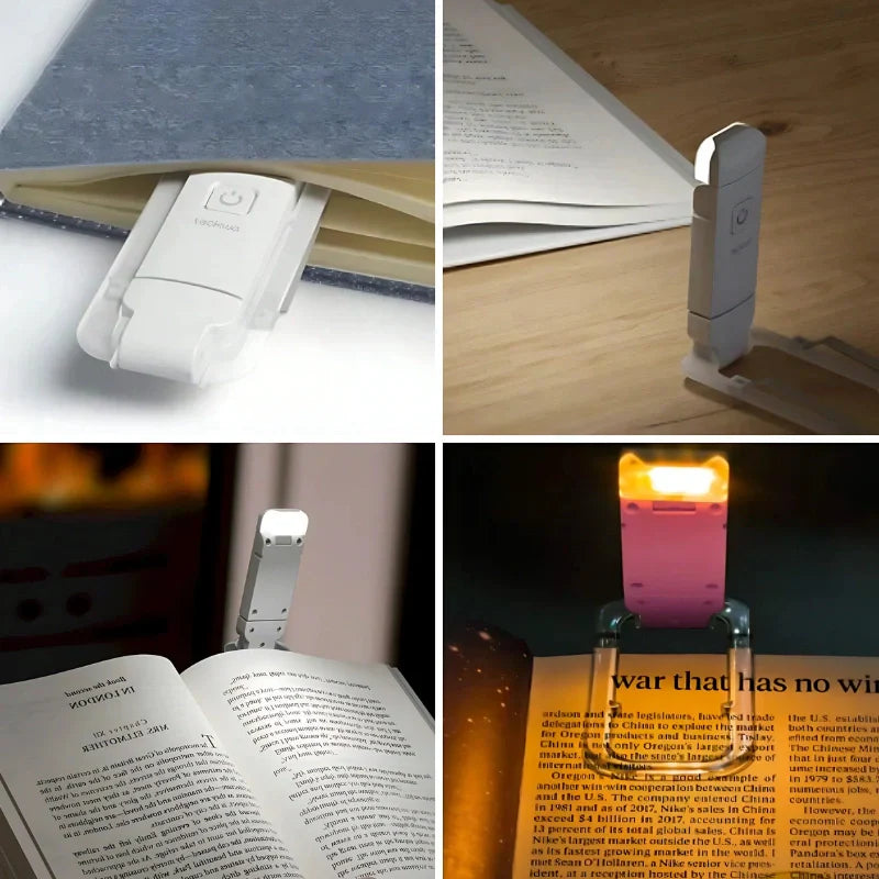 Clip-On Book Reading Light - Portable Dimmable LED