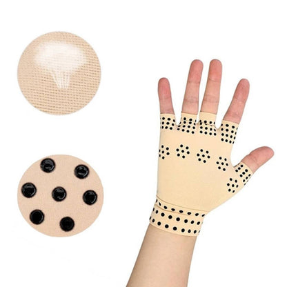 ThermaFlex Arthritis Compression Gloves - Fingerless, Lightweight Support