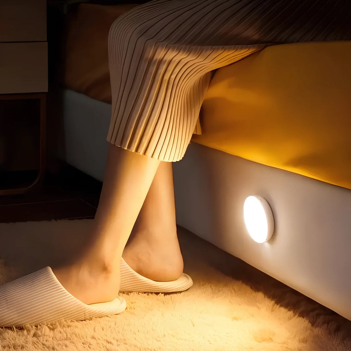 Circly Motion Sensor Night Light - Magnetic Mount, Battery/USB
