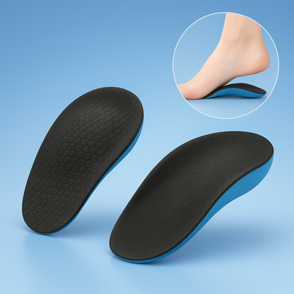 SoleEase High Arch Support Shoe Inserts - Soft Foam Cushioning