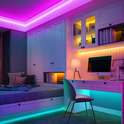 RGB LED Strip Light - Color-Changing Tape, Remote Control