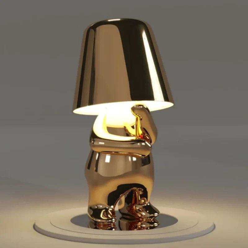RayDudes Figurine Lamp - Dimmable LED, Cordless & Portable