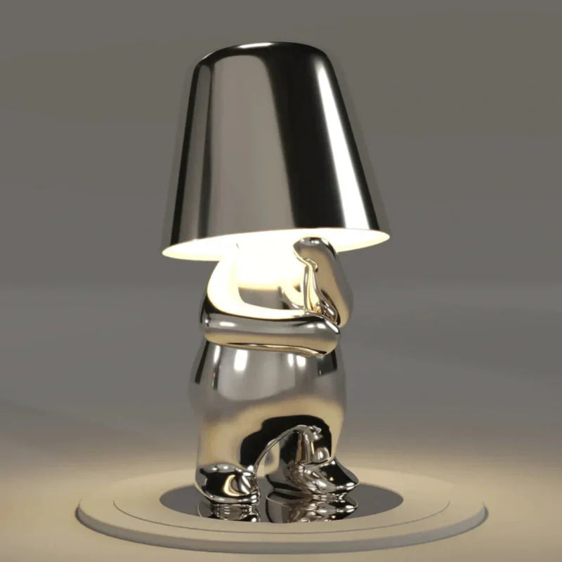 RayDudes Figurine Lamp - Dimmable LED, Cordless & Portable