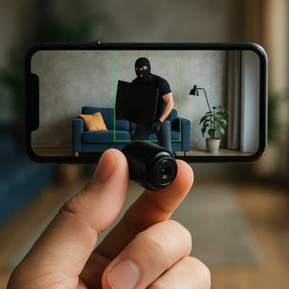 Tech Mini Wireless Hidden Camera and Audio - Tiny Surveillance
