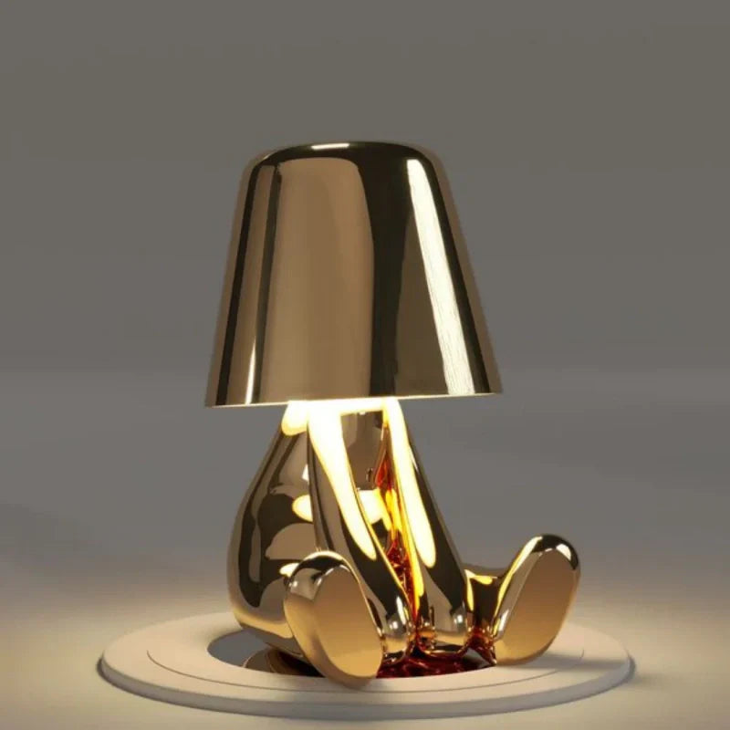 RayDudes Figurine Lamp - Dimmable LED, Cordless & Portable
