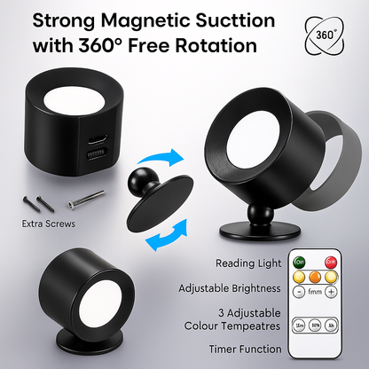 GlowMate Stick-On Wall Light