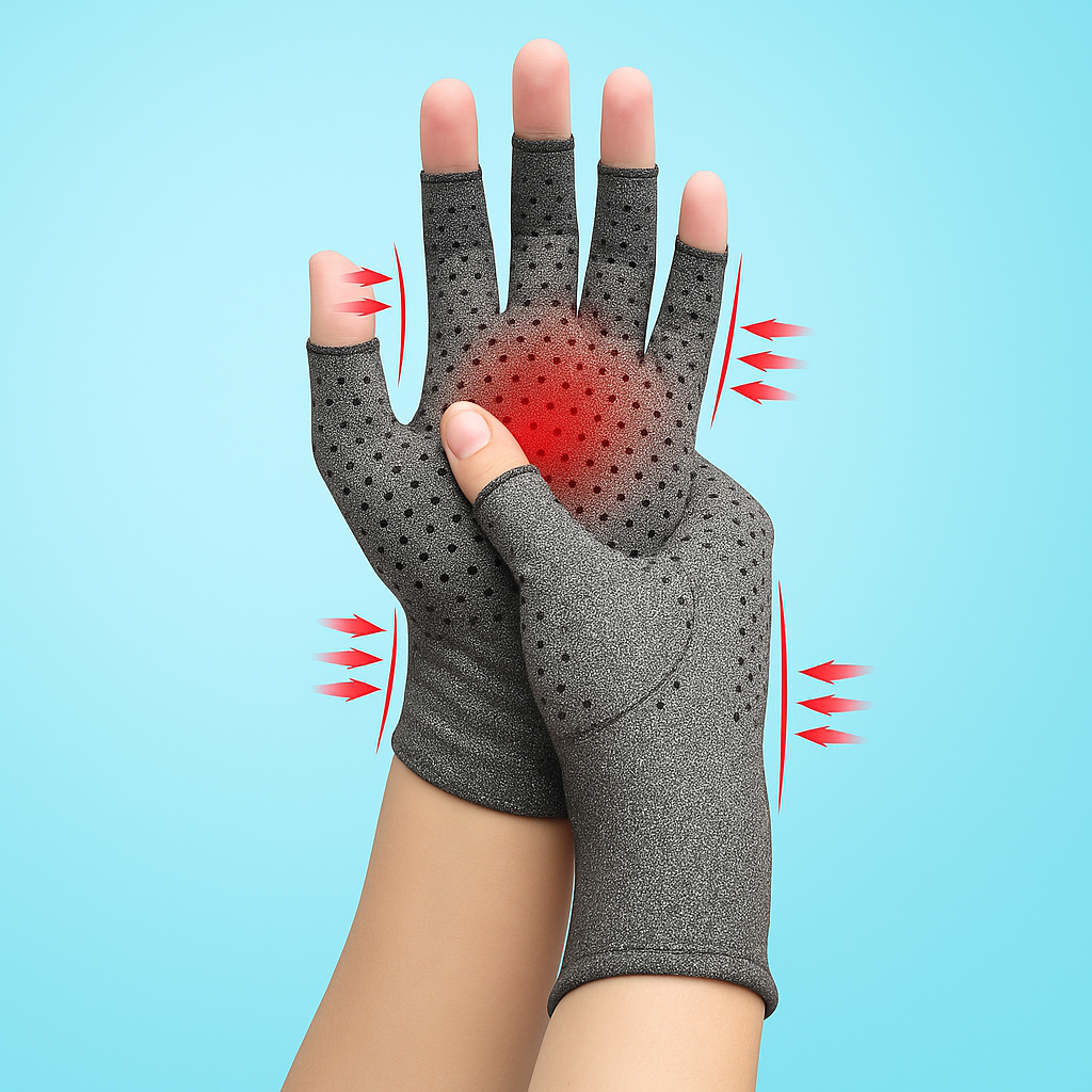 Grip Pain Relief Therapeutic Gloves Pair