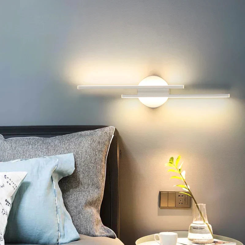 Harmony Ambience Sconce - Modern LED Bar & Disc, Dimmable